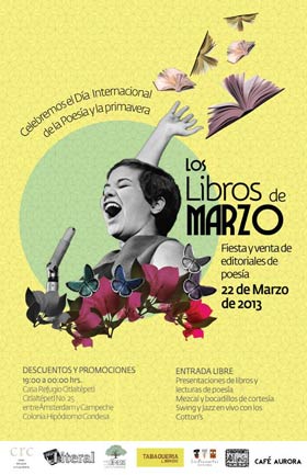 No.057_Los libros de marzo – Fiesta y venta nocturna de libros de poesía
